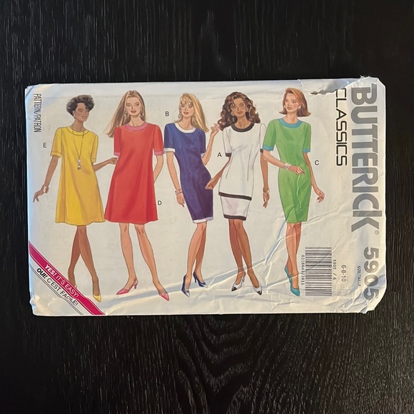 Vintage Dress, Top, and Skirt Sewing Pattern: Butterick - Picture 1 of 4